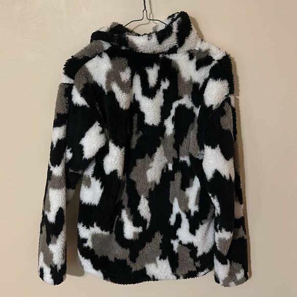 Eddie Bauer We Wander Plush 1/4 Zip Neutral Camo pull over Small - Picture 5 of 6